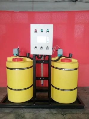 Low Noise Stainless Steel Polyethylene Automatic Chemical Dosing Unit For Water Treatment