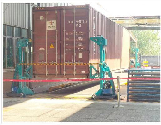 Customizable Carbon Steel Flip Angle Combilift Container Loader With 0-180 Degrees Flip Capacity