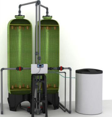 Efficiency FRP 1-100T/H Capacity Automatic Water Softener Systems And Continuous