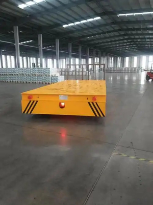 Manufacturing Industry Electric Transfer Cart Rotates Forward Backward Left Right Forward