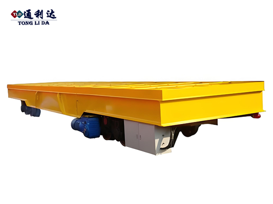 Material Transportation Electric Transfer Cart with Maintenance free 10-20T Load Capacity